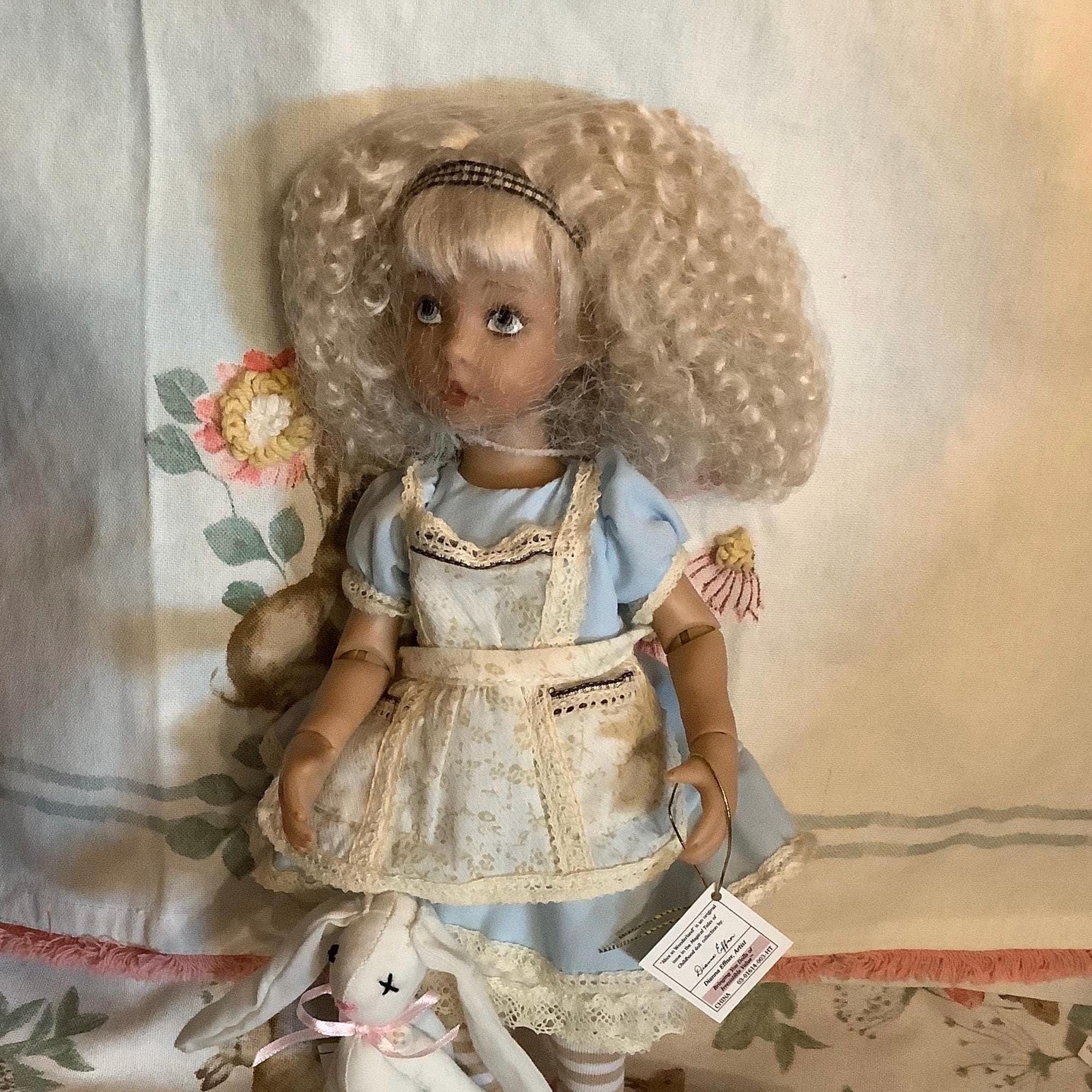 Ashton Drake Dianna Effner “ Alice in Wonderland” BJD 12inch Doll