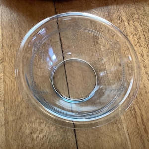 Fire King Mixing Bowl 8.5” small chip on base of bowl