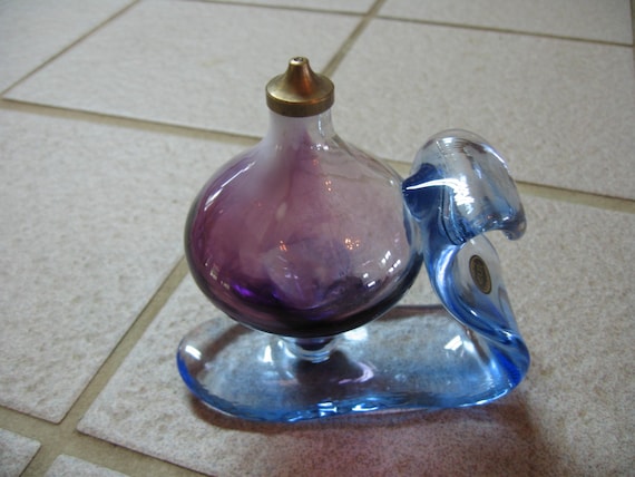 Rare Kreativ Rogaska Slovenia Aladdin Genie Lamp - Hand Made Vintage Lamp