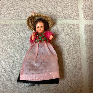 Swiss Made doll in Vintage Costume. Melna- Glarus