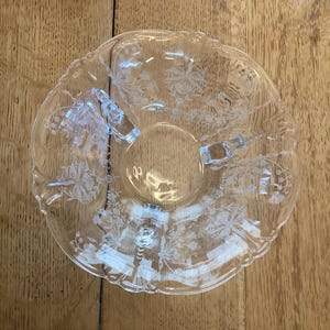 Heisey Orchid Pattern Nut or Candy Dish.