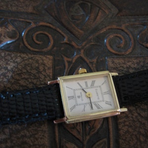 Cyme 14k gold watch - Cyme ladies wrist watch - Cyma Quartz Watch