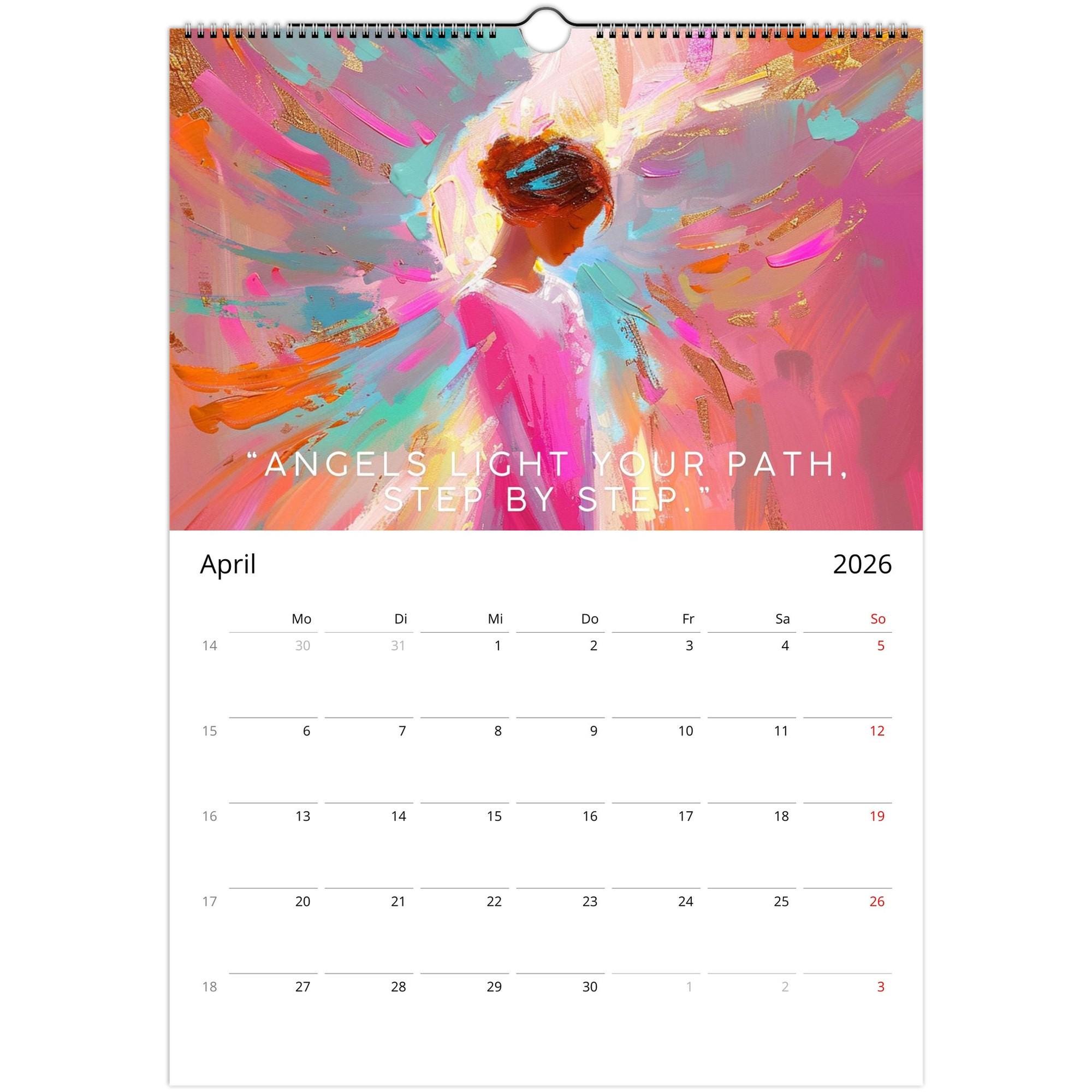 Angel Calendar 2026 • A3 Wall Calendar • Spiritual Art - Etsy