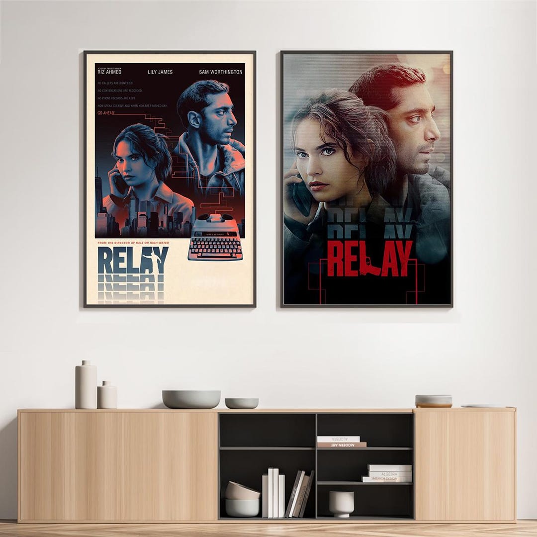 Relay (2025) Movie Poster,premium Canvas Poster,retro Poster,gifts High ...