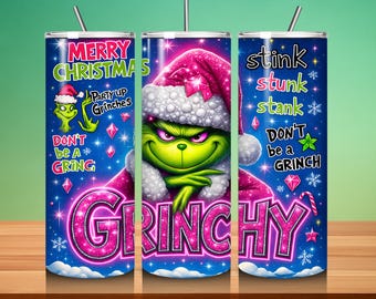 Funny Christmas Tumbler Wrap PNG, 20oz Christmas Tumbler Design, Holiday Sublimation Wrap, Funny Xmas Digital Download