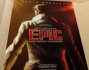 ヴィンテージポスター エルヴィス・プレスリー ザ・キング ライブオン