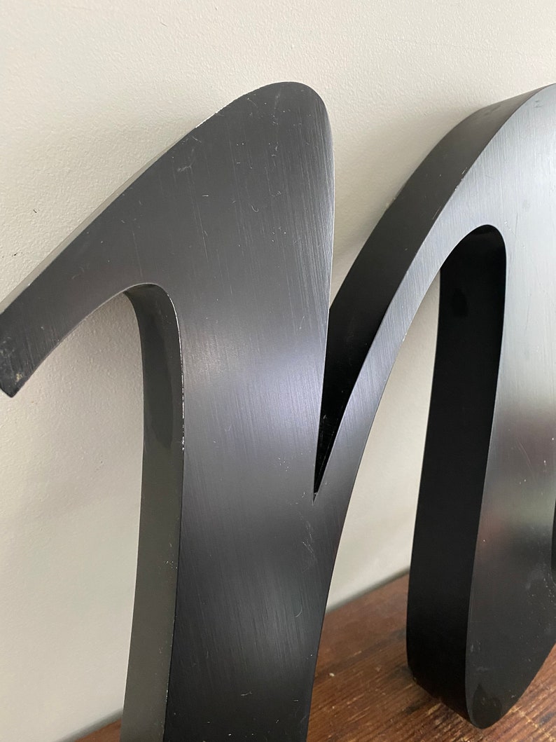 12 inch Reclaimed vintage letter n