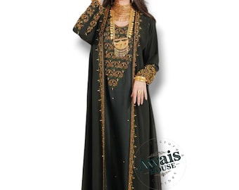 Eid-feest 2026 nieuwe damesjurk kaftan met lange mouwen abaya kaftan jalabiya hijab islamitische kleding
