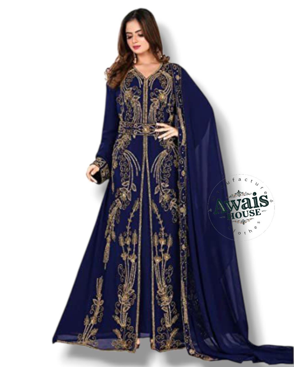 Muslim Prayer Abaya Kaftan Dress Islamic Clothing Fancy Caftan New Robes 2025