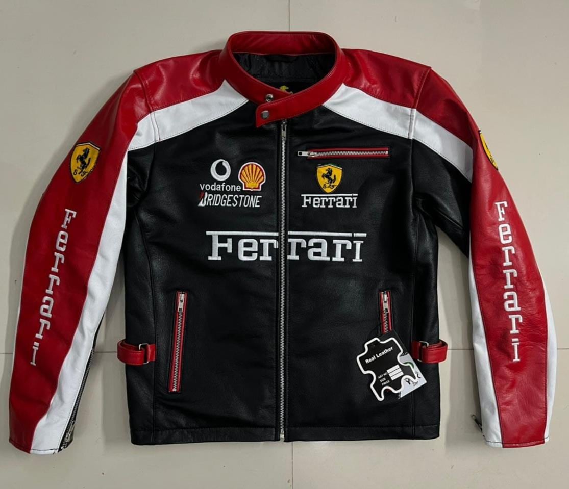 Leather ferrari jacket - Etsy 日本
