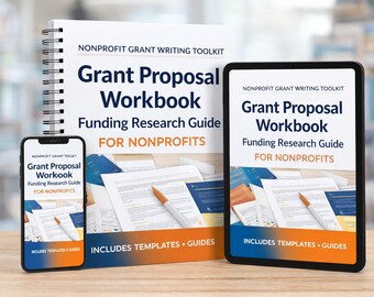 Nonprofit Grant Writing Toolkit Grant Proposal Workbook Funding Research Guide for Nonprofits