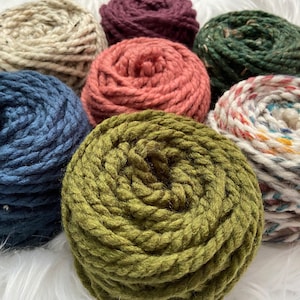 NO WASTE Extra yarn for Bush Headband Knitting Kit, Yarn Remnants