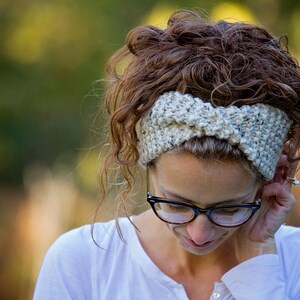 BEGINNERS KNITTING KIT, Beginners Simple Quick Knitting Pattern, Chunky Knit Headband Diy, Easy Knitting Project Kit, Complete Knit Kit image 6