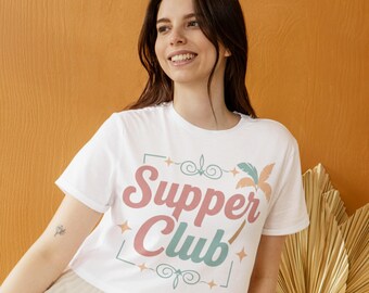 Supper Club Tropical PNG | Palmier rétro (fichier numérique)
