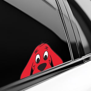 Clifford The Big Red Dog Characters Sticker, Waterproof for Water bottles, Stickers For Cars JCNH14-03