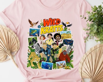 Wild Kratts Let's Get Wild Chris and Martin Comfort Colors T-Shirt, Birthday Boy Shirt, Wild Kratts Tee, Disneyland Trip Matching Tee D3HP18