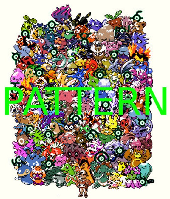 Pokemon Gold Silver Cross Stitch Pattern Normal Shiny Etsy Pokemon Gold Silver Cross Stitch Pattern Normal Shiny Etsy