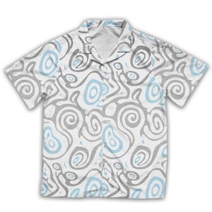 5 White Metallic Silver 5s Hawaiian Shirt, Liquid Flow, Shirt Match Sneakers