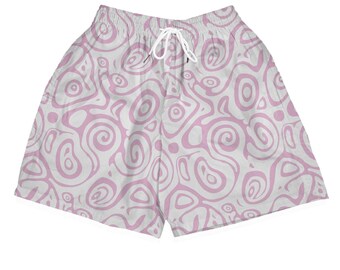 4 Pearl Pink 4s Iced Carmine Shorts, flüssiger Fluss, Hosen passen Turnschuhe an