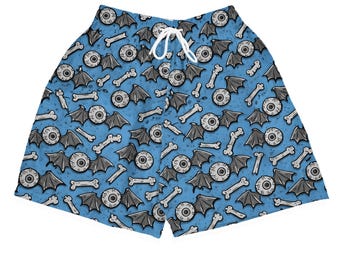 Pantalones cortos University Blue Low 11s, Spooky Bats, pantalones a juego con zapatillas