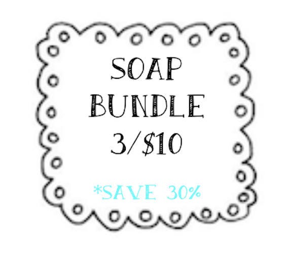 BEST SELLER - Choose your Favorite 3 Scents - Homemade Natural Soap -…
