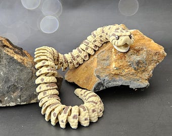 3D Printed Realistic Articulated Western Hognose Snake