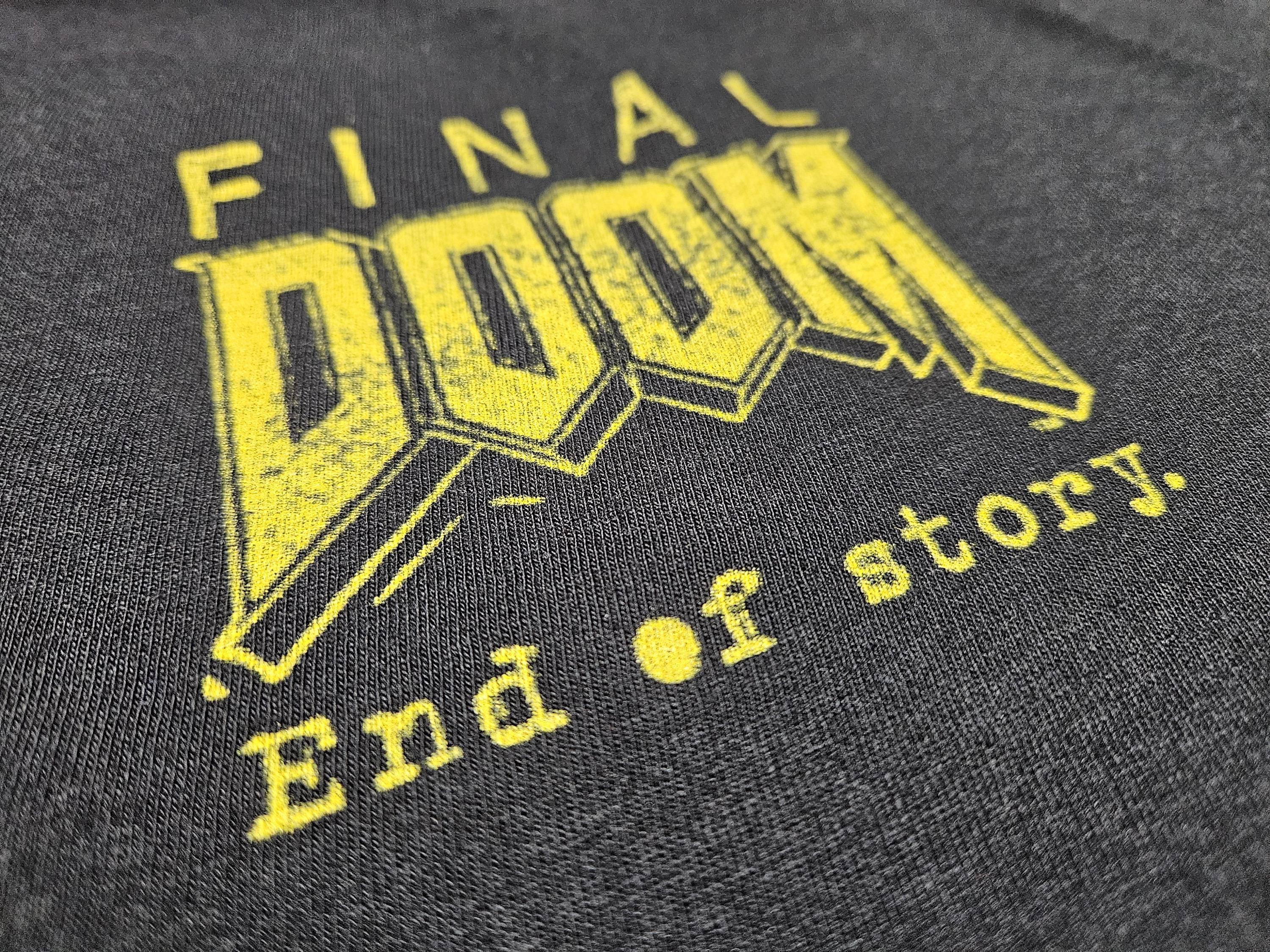 Final Doom - End of Story Black Comfort Colors T-shirt - Etsy