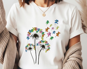 Dandelion Dancing Bears Shirt Grateful Dead T-Shirt Flower Dancing Bear Tee