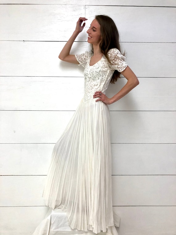 40s vintage sheer rayon - Gem