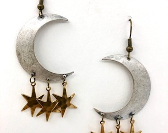 Celestial Goddess Dangle Earrings