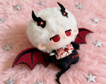Sylus Love and Deepspace Chibi Plush (10cm) Demon Character Plushie