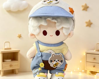 Love and Deepspace 20cm plush doll Sylus Zayne have a skeleton doll clothes