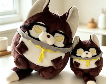 Valko doll 15cm /8cm Love and Deepspace Wolfie Plushie  ,A card and a 5cm Acrylic keychain as a free gift
