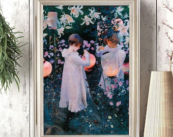 ジョン・シンガー・サージェント：カーネーション、ユリ、ユリ、バラ