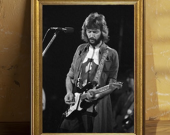 Eric Clapton 1990 Original Concert Poster Los Angeles Forum by