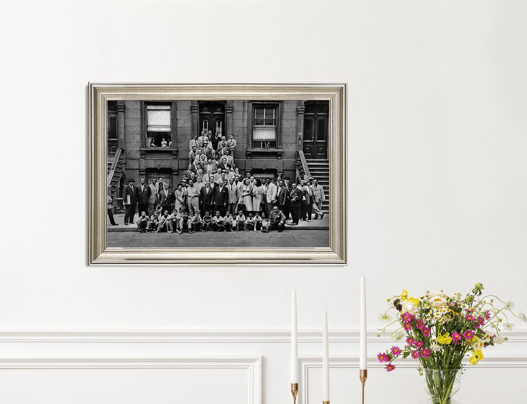 Jazz Portrait Print | A Great Day in Harlem | Art Kane's Classic 1958 ...