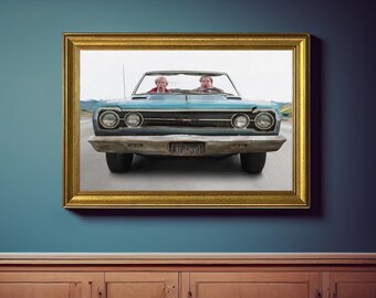 Tommy Boy Print | A Comedic Road Trip to Remember | Chris Farley and David Spade 1995 | Vintage | Premium Quality Print