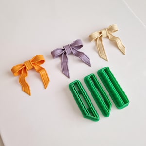 Polymeerklei striksnijderset, geschulpte lintbouwersnijder, sierlijke oorbellen maken tool, DIY cottagecore golvende rand sieraden maken tool
