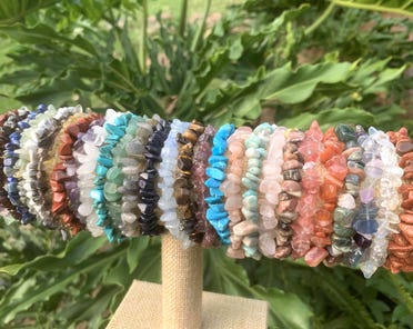 JSDDE Braccialetto Con Perle Di Pietre Dure E Cristalli: Un Portafortuna Boho Fatto A Mano Per Donne!