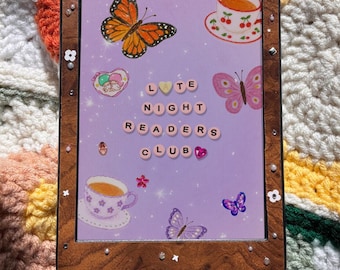 Dreamy "Late Night Reader" Kobo Wallpaper | Lock Screen | Bookish | Digital Download