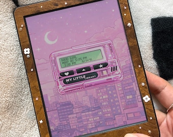 Good Girl Y2K Retro Pager Kobo Wallpaper Lock Screen | Digital Download