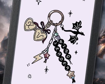 Fourth Wing Kobo Wallpaper, Dragon Rider Charm (Digital Download)