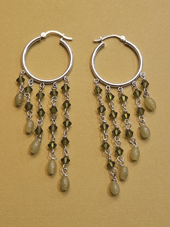 Stunning statement sterling silver marked 925 wit… - image 4