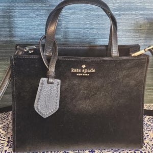 Kate Spade Thompson Street Velvet and Leather Medium Sam Backpack kate spade | Bags | Kate Spade Thompson Street Velvet Sam  main image 4