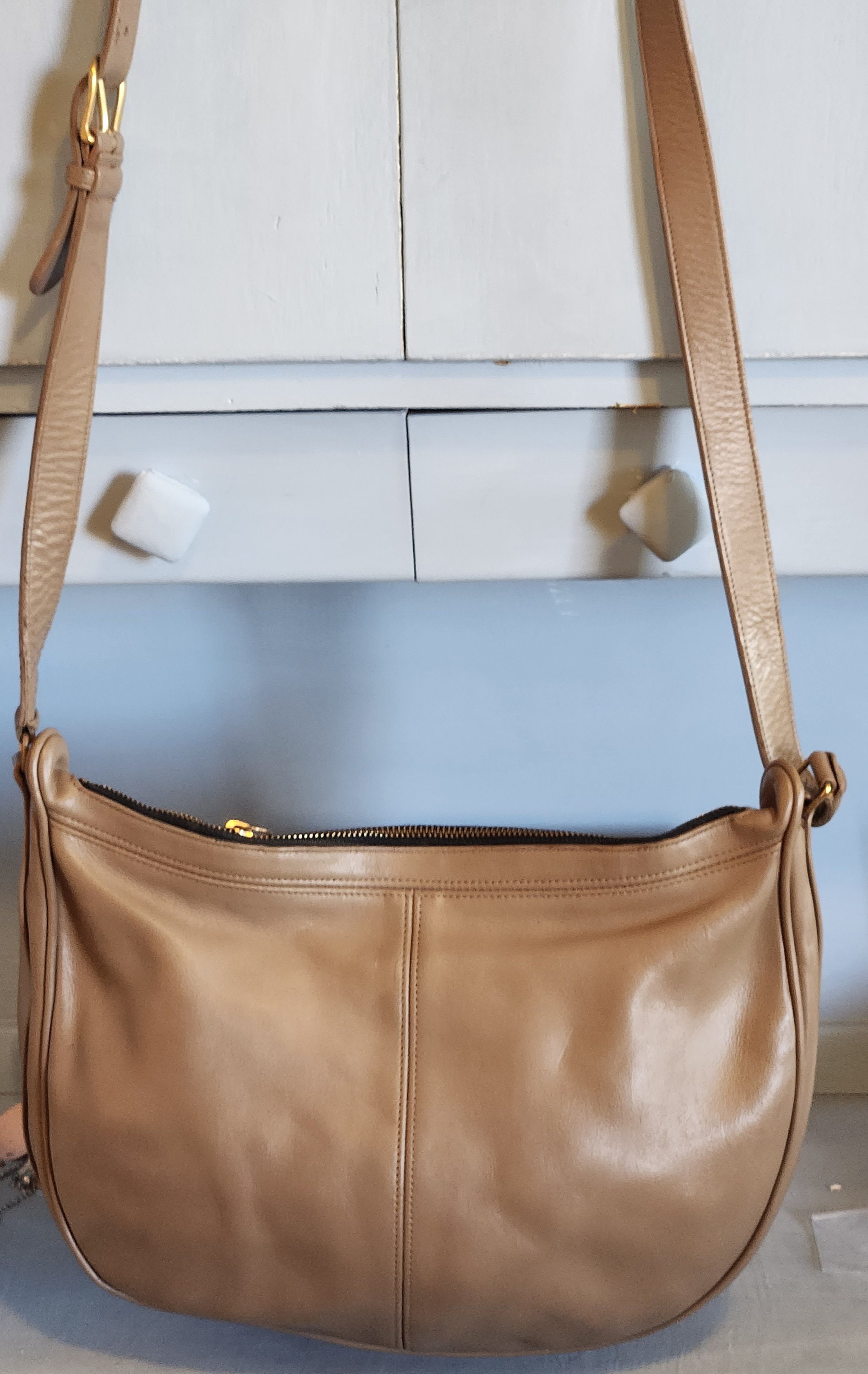 Vintage Upcycled Coach Repainted With Adorable Kate Spade Keychain.this ...