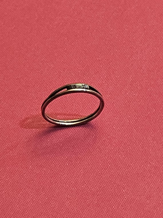 Lightweight simple sterling silver stackable BOMA… - image 6