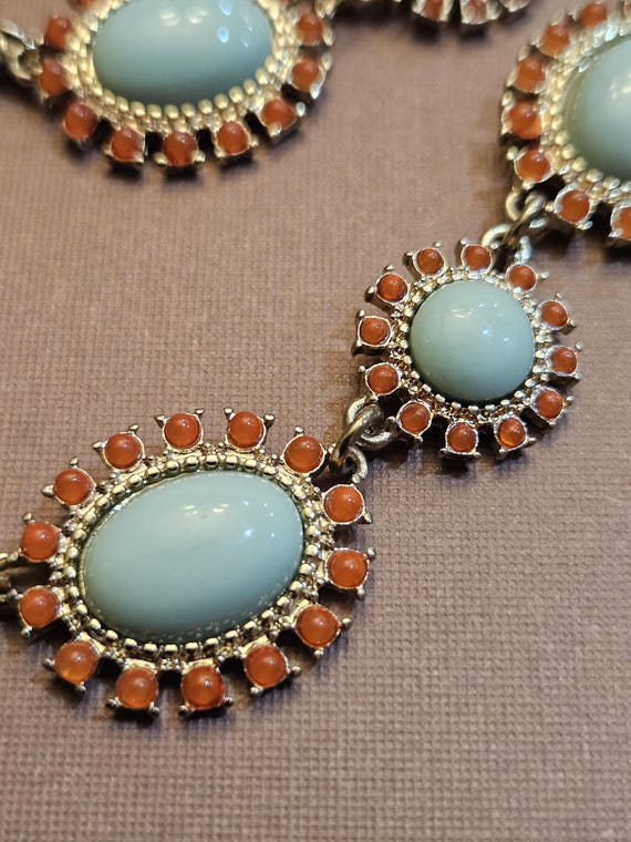 Stunning 3 strand Talbots statement necklace with… - image 10