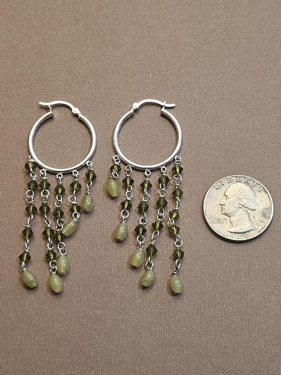 Stunning statement sterling silver marked 925 wit… - image 2