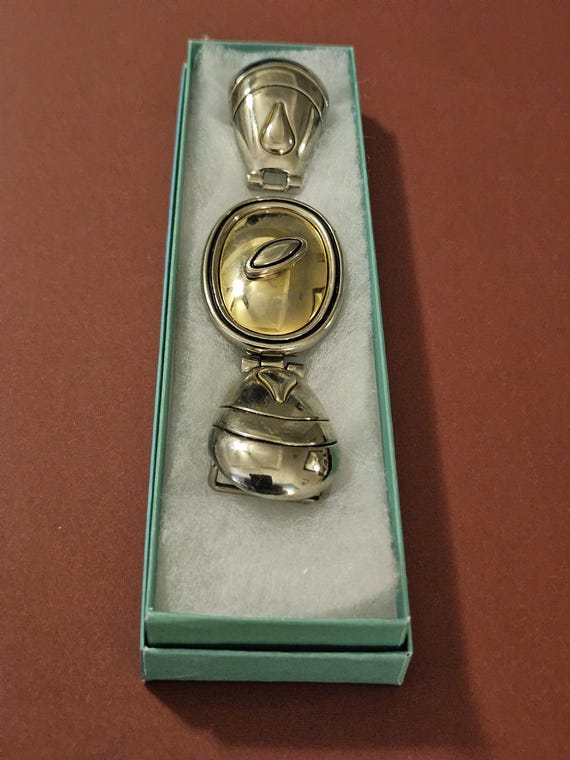 Vintage Retro Dame Belt Gold & Silver Tone 2 Piece Belt  display picture 1