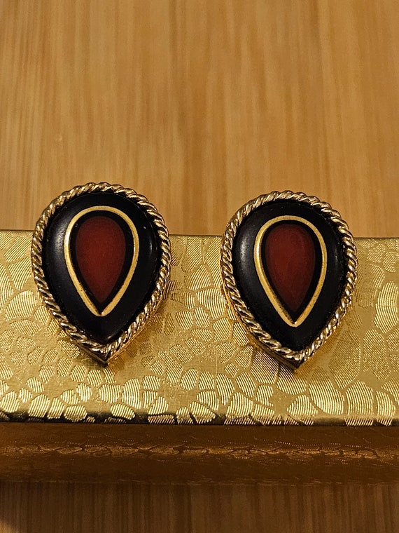 Sarah Coventry DYNASTY clip on Earrings from 1973… - image 2